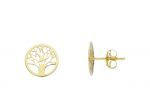 Golden  tree of life earrings 9k  (code S234200)